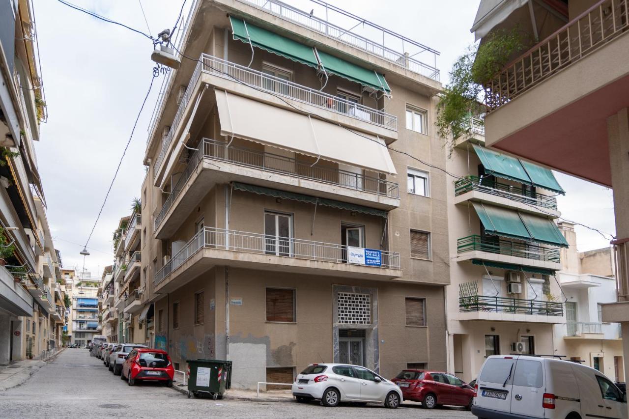 Athens Hideout Apt, Big Rooftop With City View 아파트 외부 사진